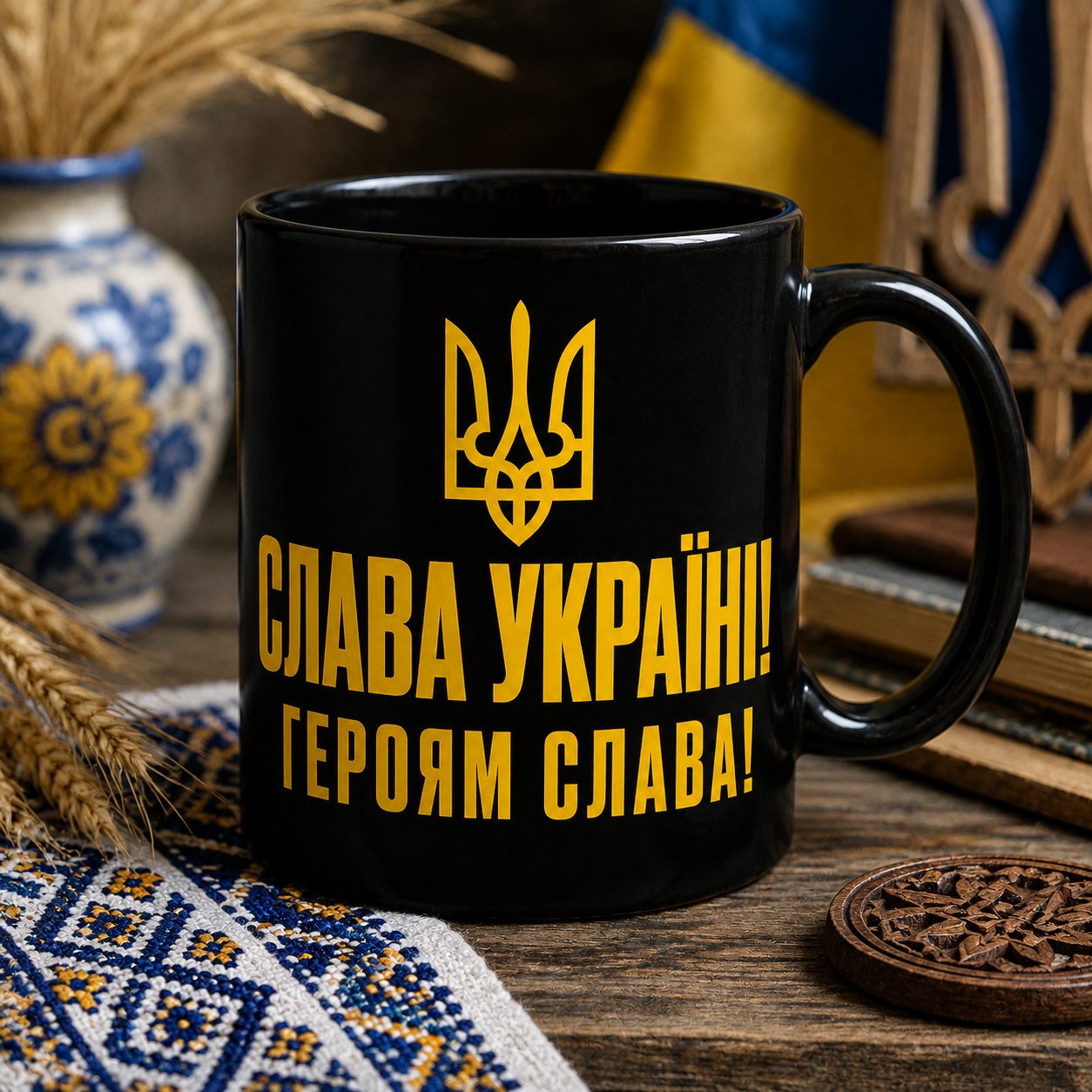 Слава Україні! Героям слава!” - Ukraine Support Mug
