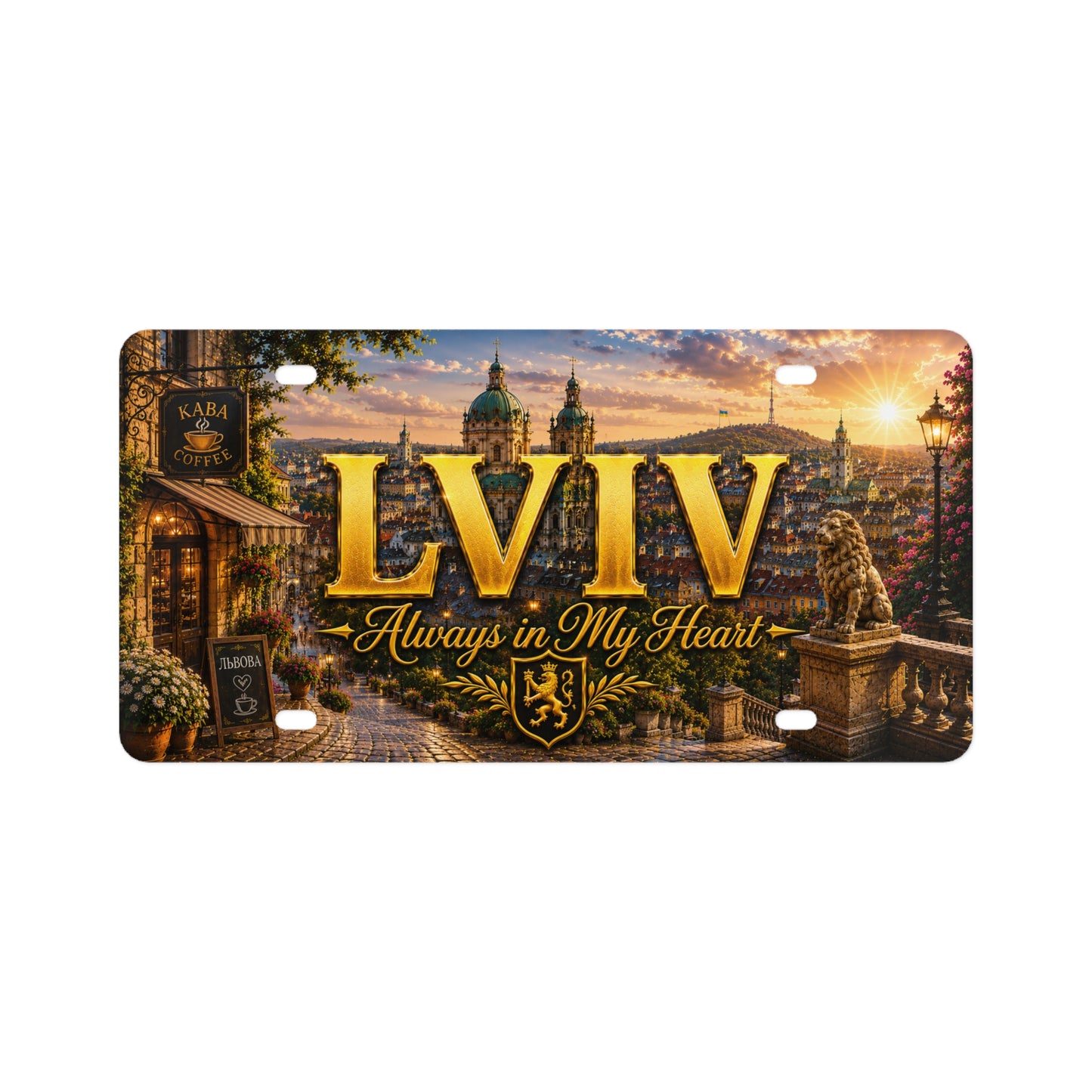 Lviv – Always in My Heart License Plate