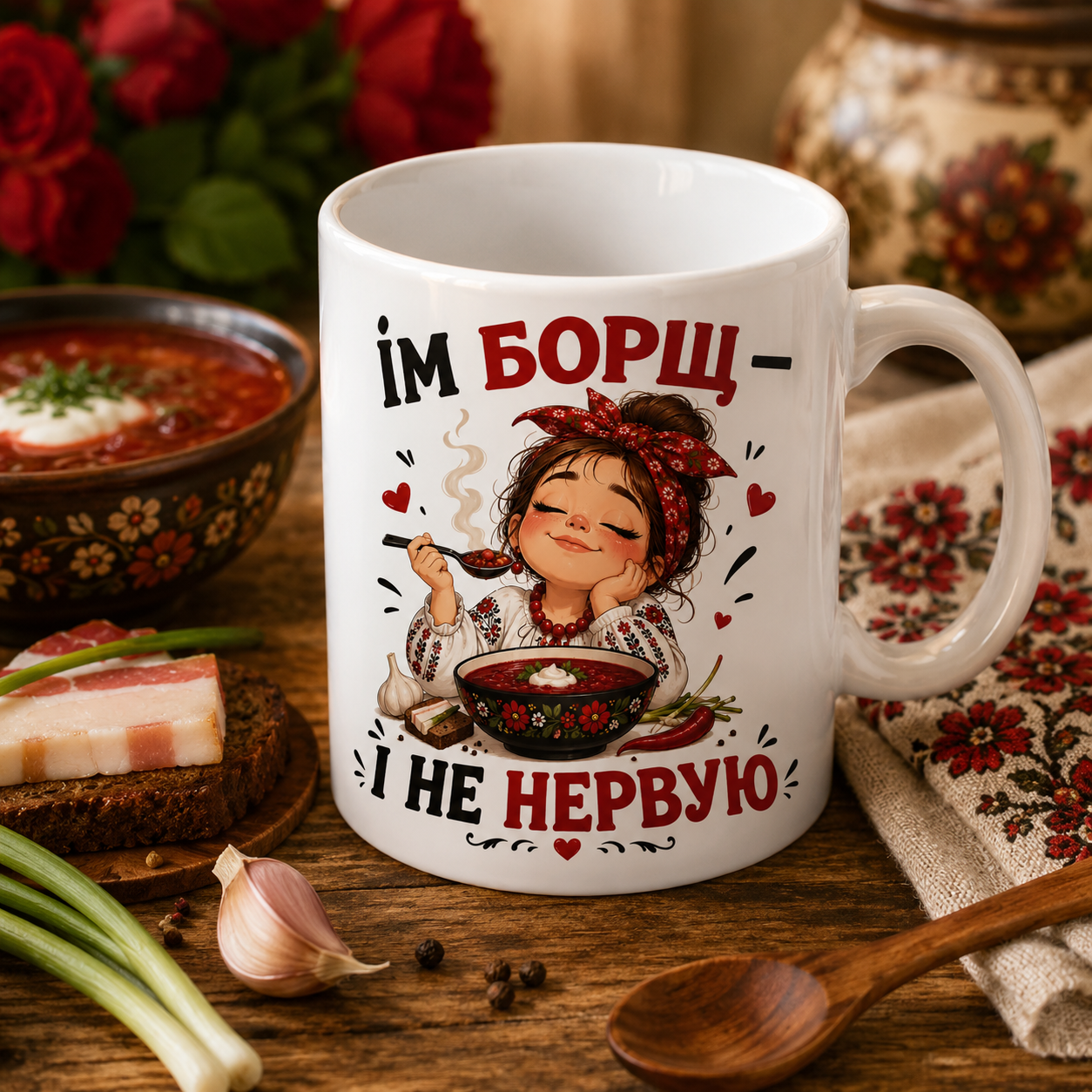 Їм Борщ — І Не Нервую (Her Edition) Mug